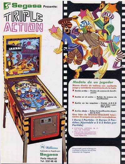 Trible Action Flipper/Pinball